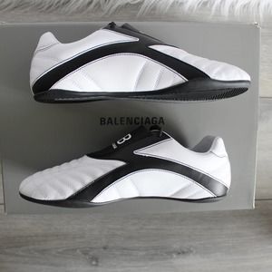 balenciaga zen quilted bicolor trainer sneakers